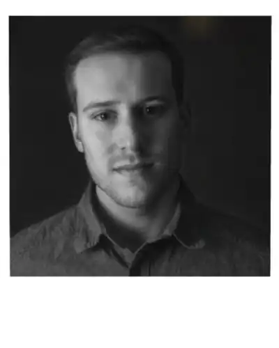 Black-and-white portrait of Matt
